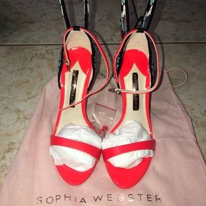 Sophia Webster Chiara Embroidered Butterfly heel